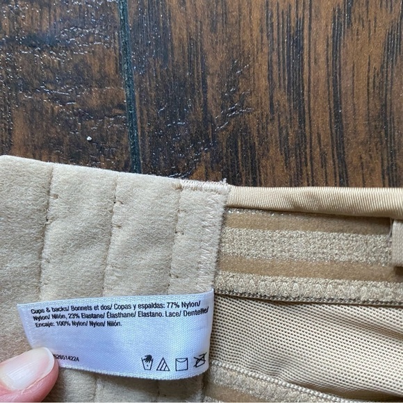 Lilyette Nude Strapless Bra Size 38DD - Picture 10 of 10